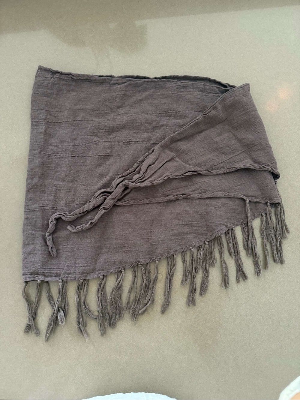 Vitamin A Crinkle Linen Short Sarong